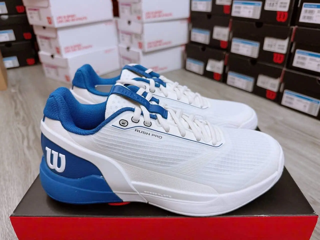 Alternative view of Giày Wilson Rush Pro 5 'Blue White' WRS338520