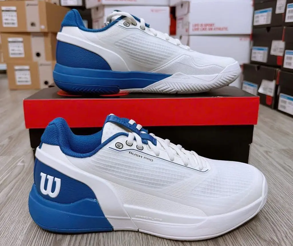 Giày Wilson Rush Pro 5 'Blue White' WRS338520 - Ảnh 3