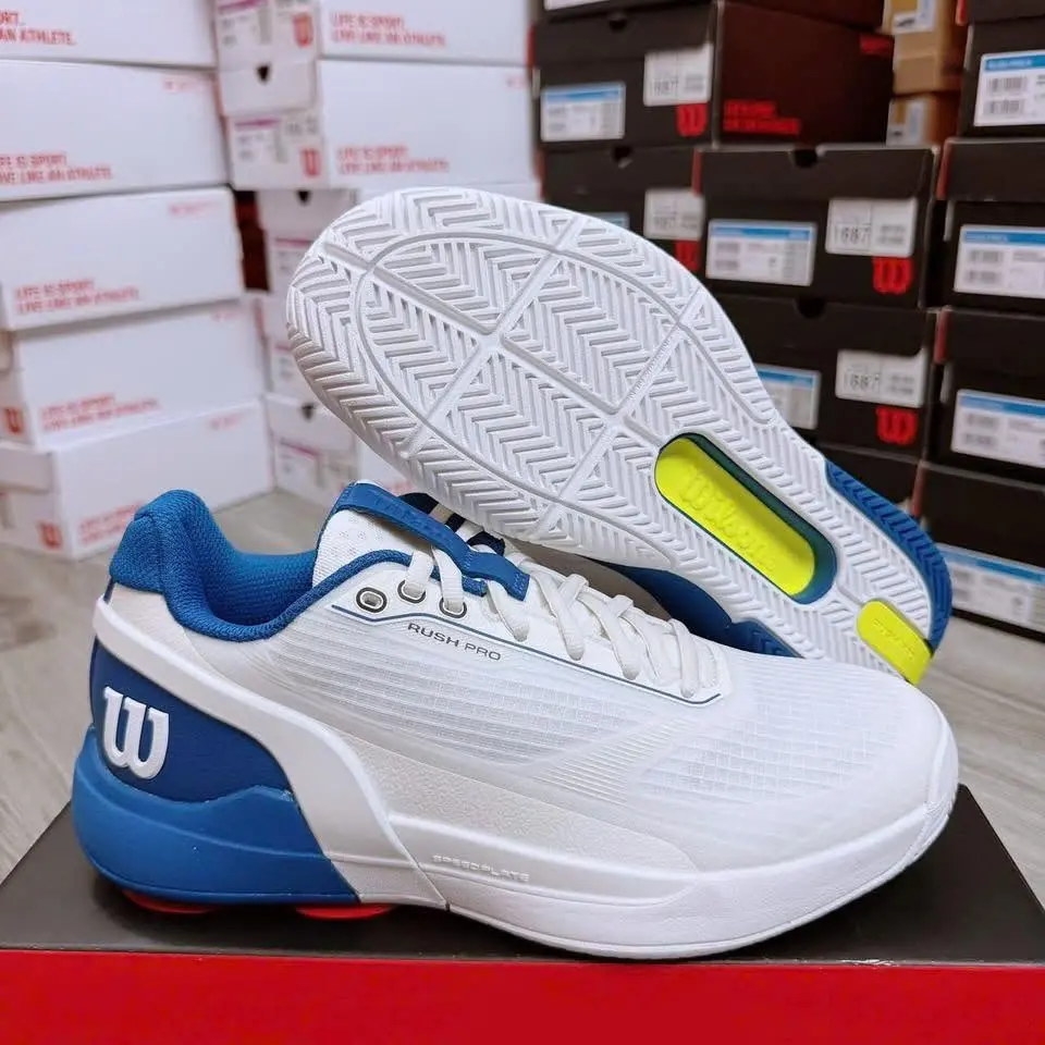Giày Wilson Rush Pro 5 'Blue White' WRS338520 - Ảnh 4
