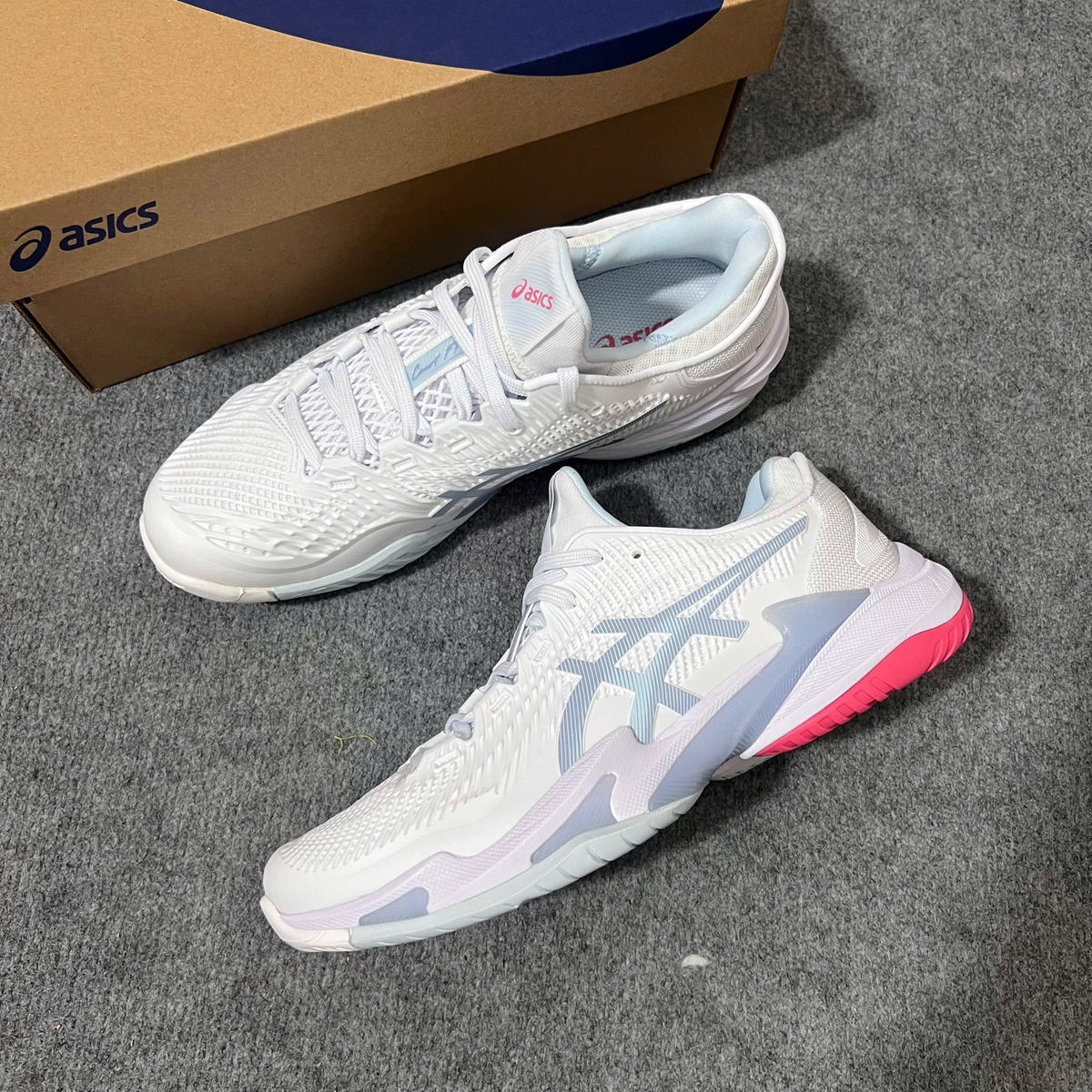 Alternative view of Giày Asics Court FF 3 'White' 1042A220-107