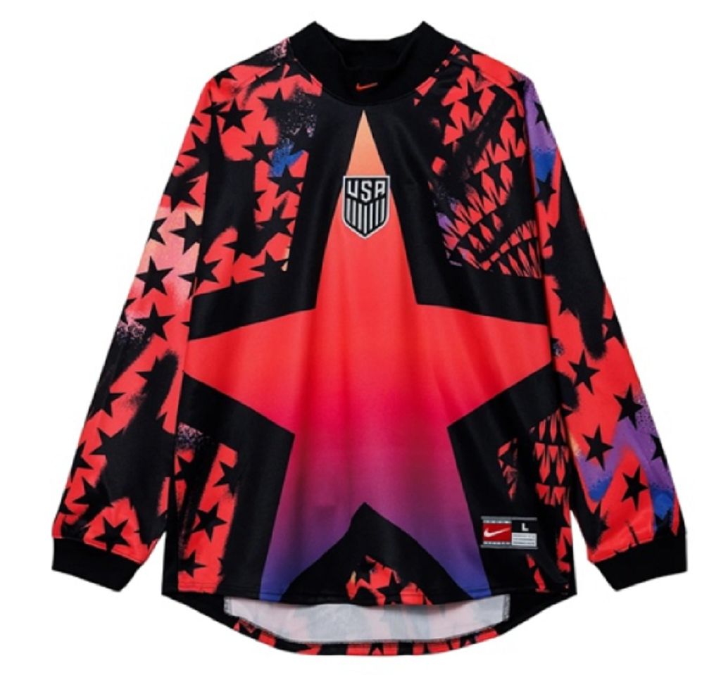 Áo Nike USA Goalkeeper Jersey 'Black Bright Crimson' IO0786-010