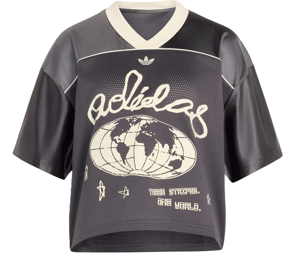 Áo Adidas Originals Crop Football Jersey ‘Utility Black’ KU9201