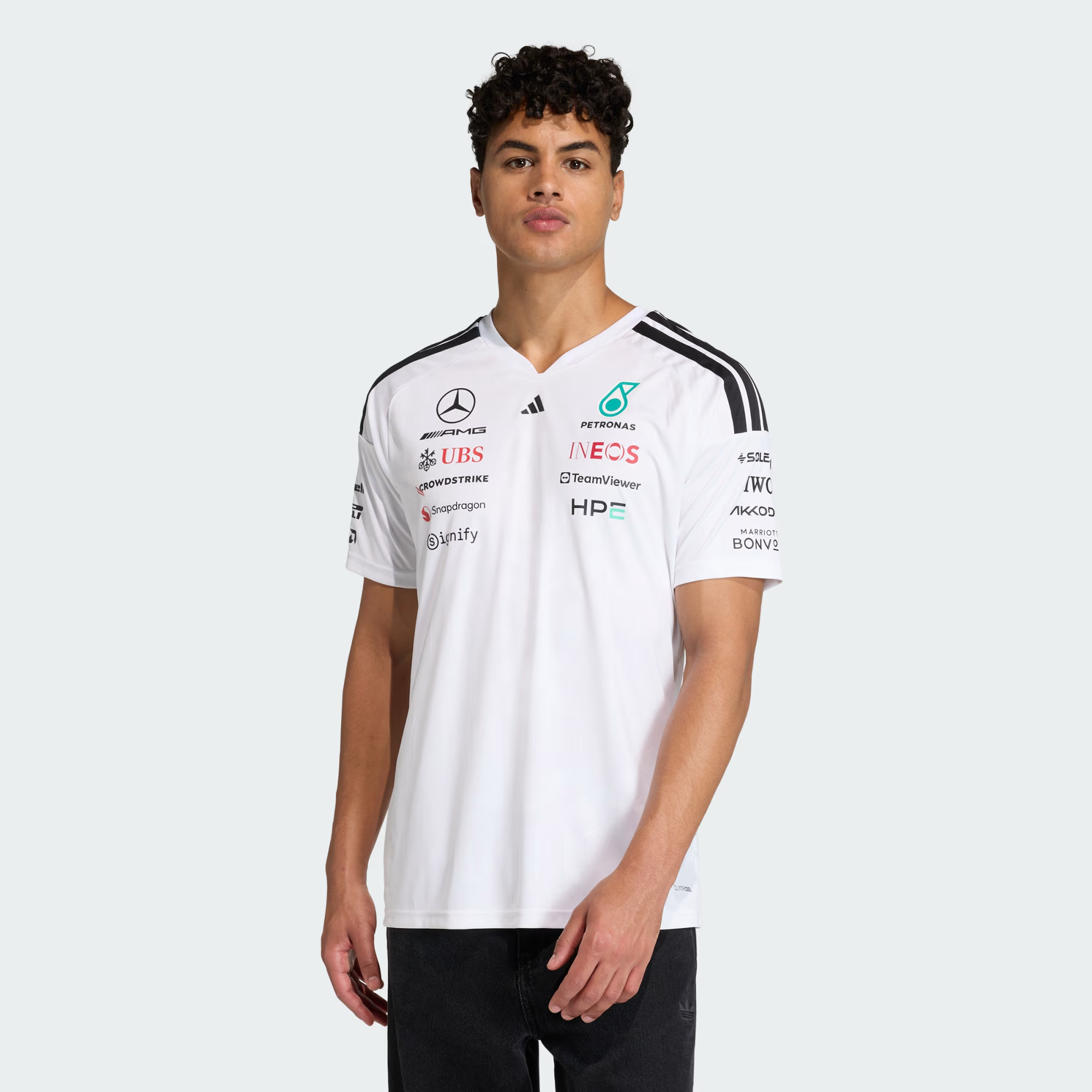 Áo Adidas x Mercedes AMG Petronas Formula 1 'White' KF0160 - Ảnh 2