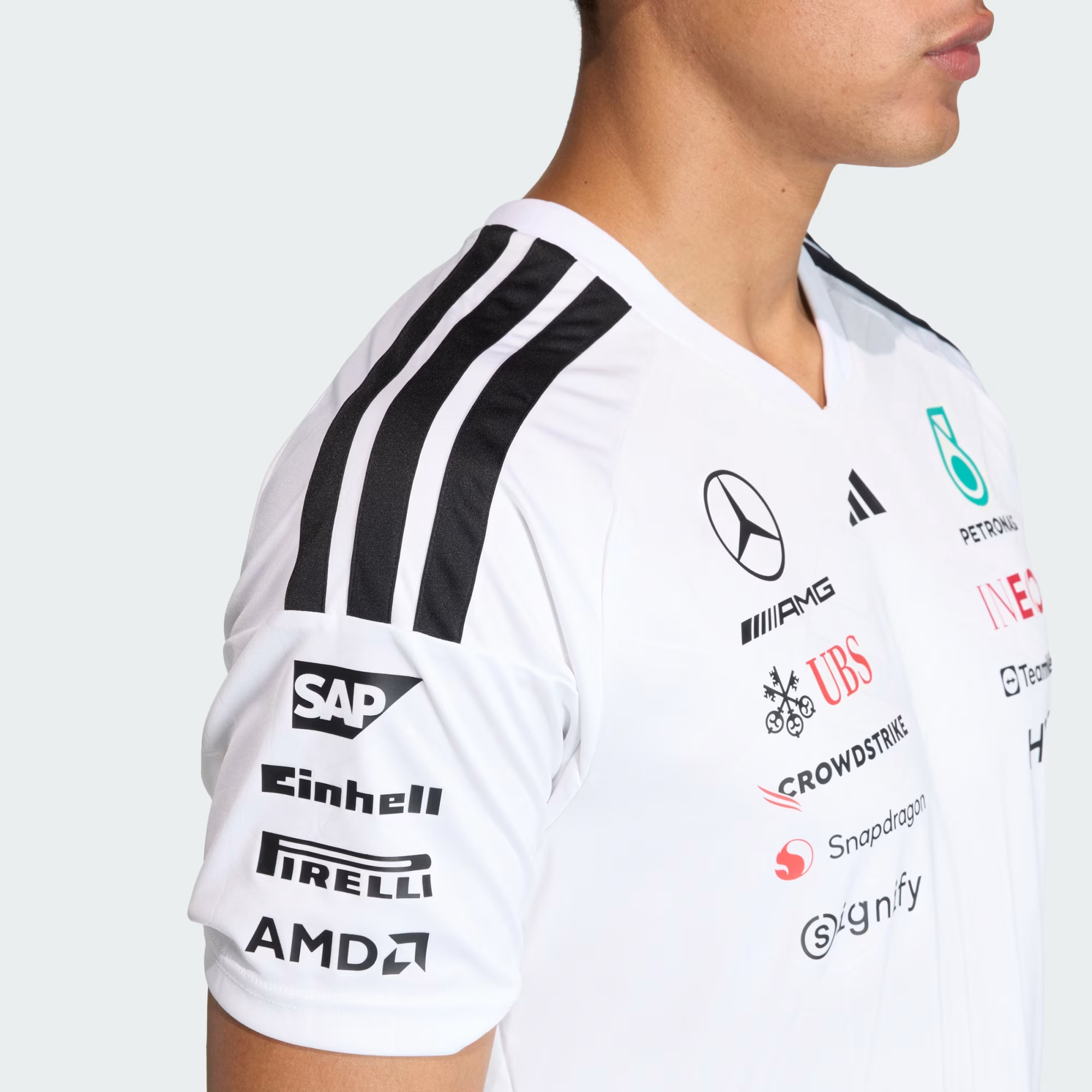 Áo Adidas x Mercedes AMG Petronas Formula 1 'White' KF0160 - Ảnh 3