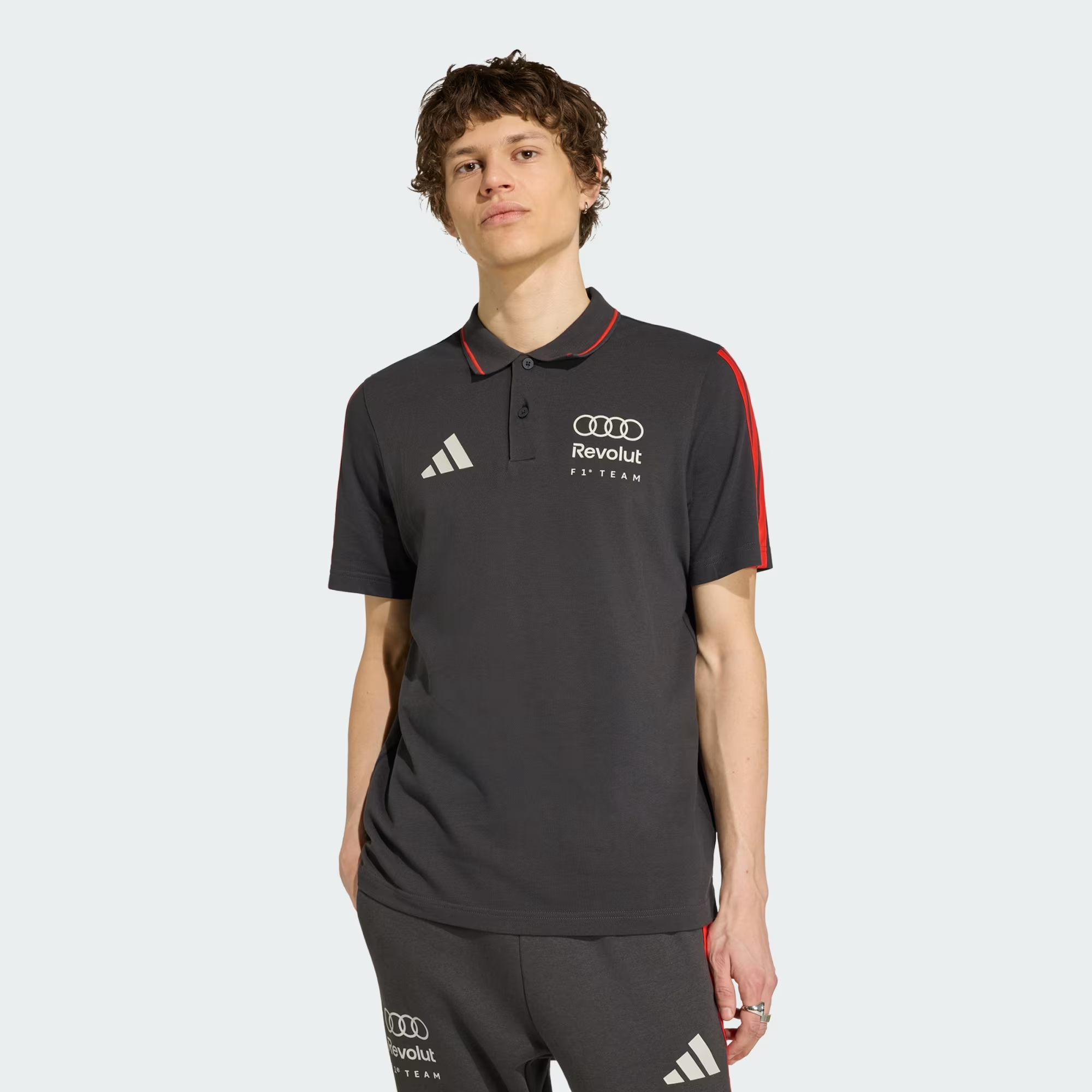 Alternative view of Áo Adidas Polo Audi Revolut F1 'Utility Black' KE6785