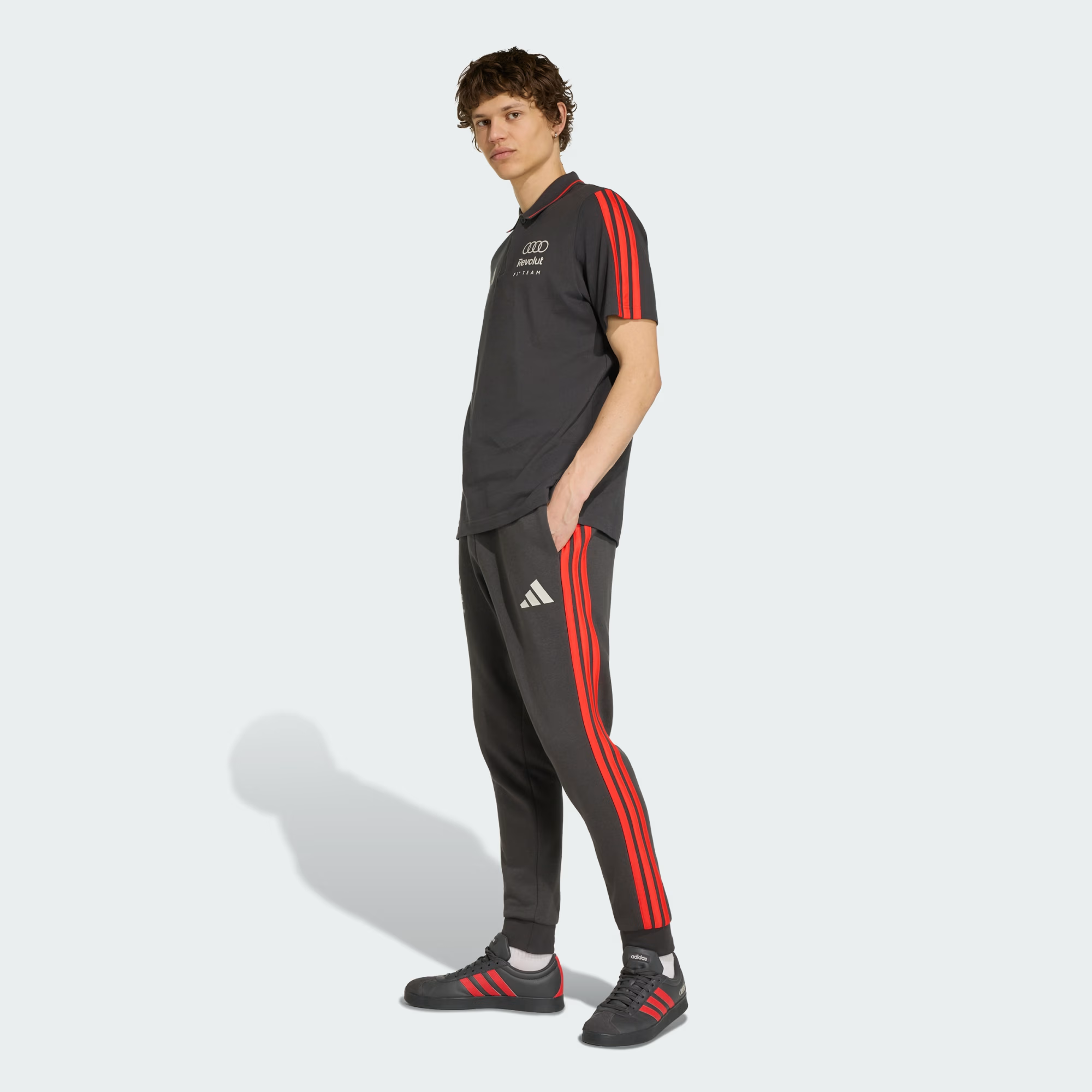 Áo Adidas Polo Audi Revolut F1 'Utility Black' KE6785 - Ảnh 4