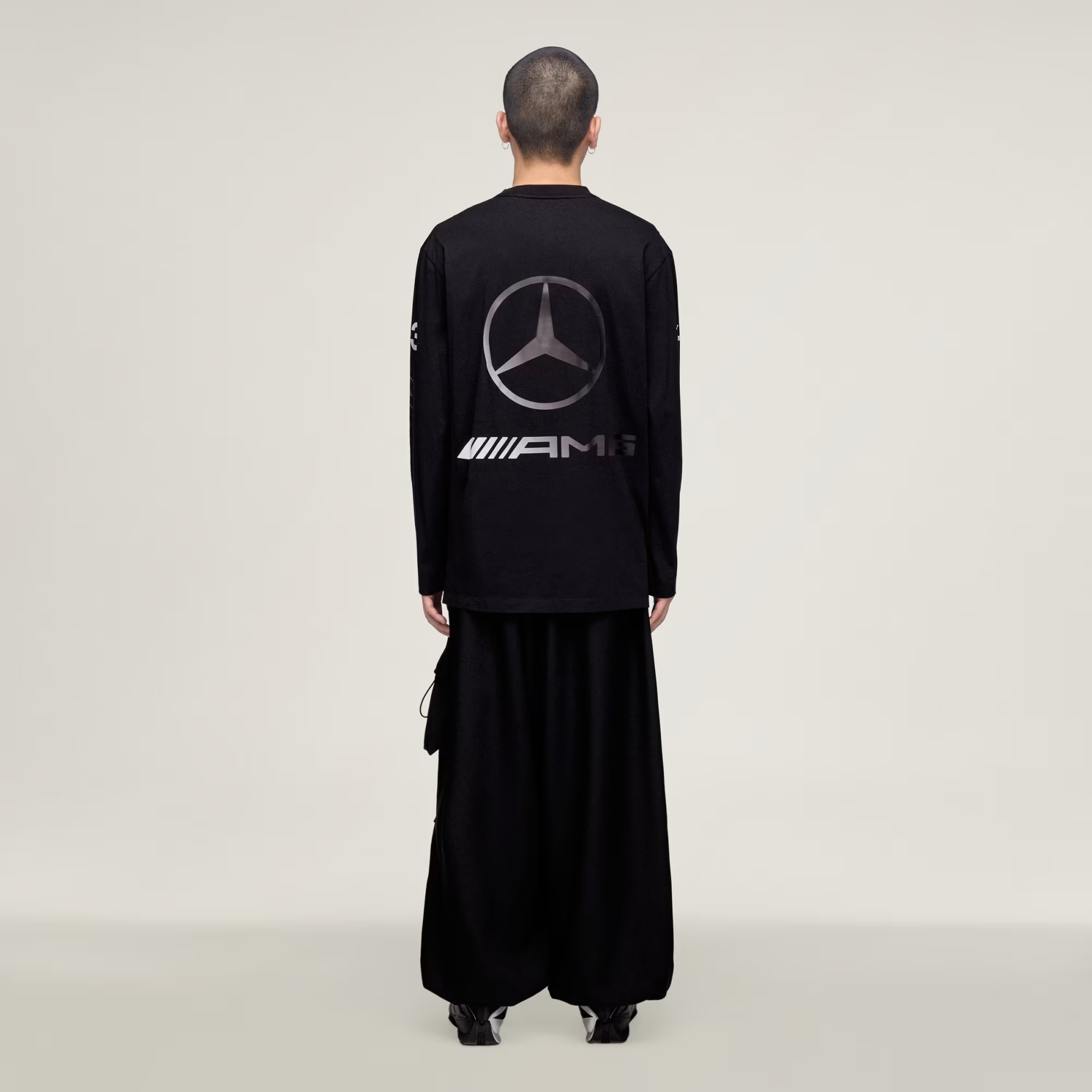 Áo Adidas Y-3 Mercedes Chaos ‘Black’ KR2372 - Ảnh 4