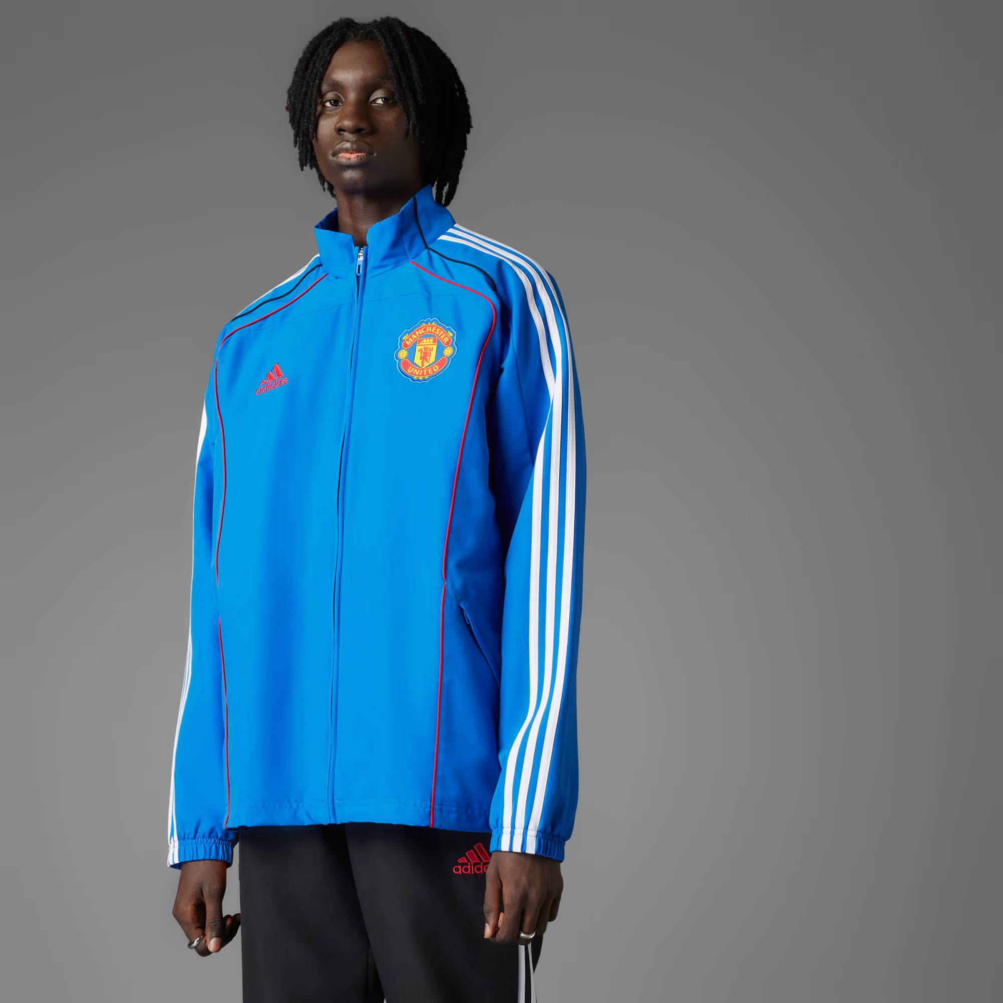 Áo Adidas Manchester United UBP Track Top 'Blue' JF0372 - Ảnh 6