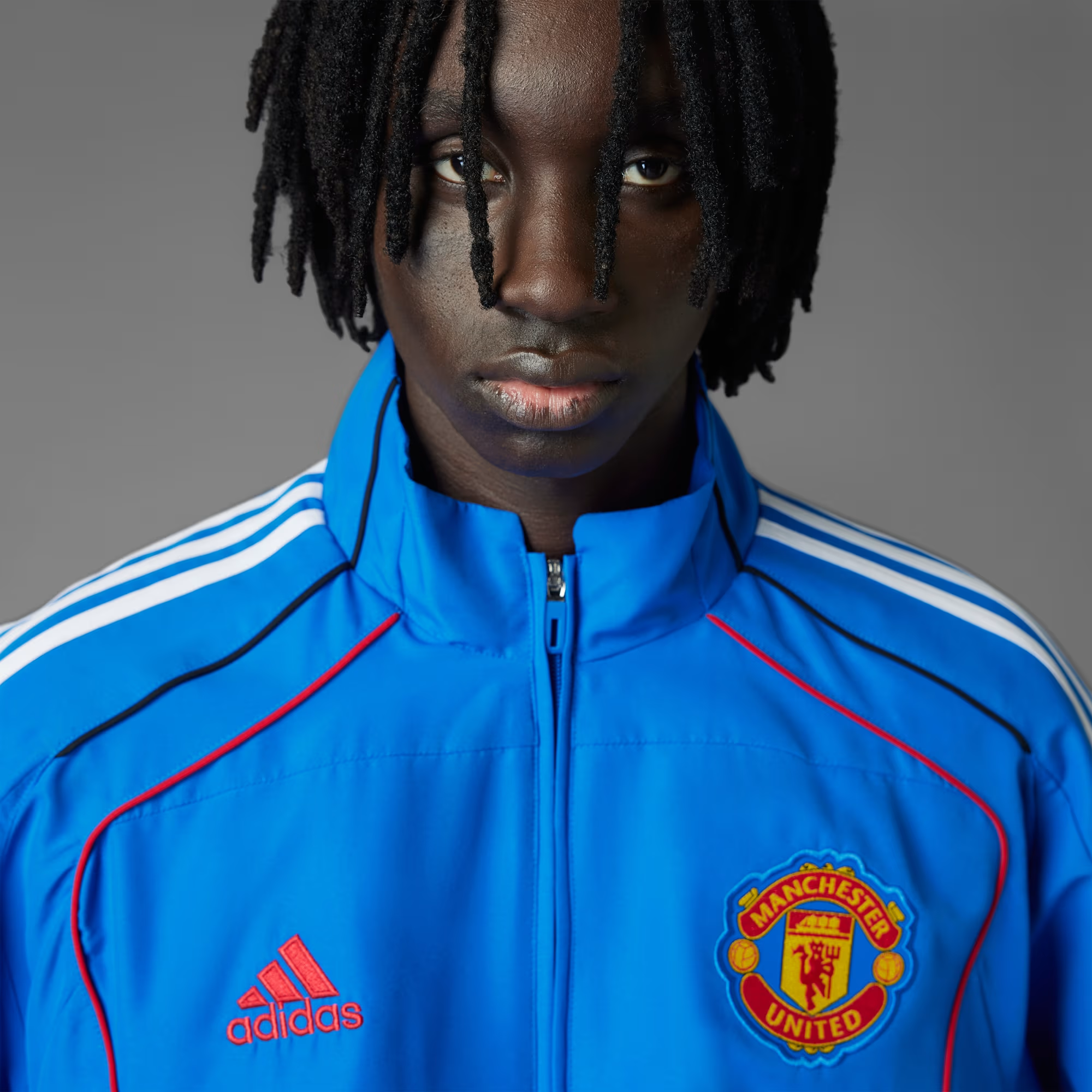 Áo Adidas Manchester United UBP Track Top 'Blue' JF0372 - Ảnh 4