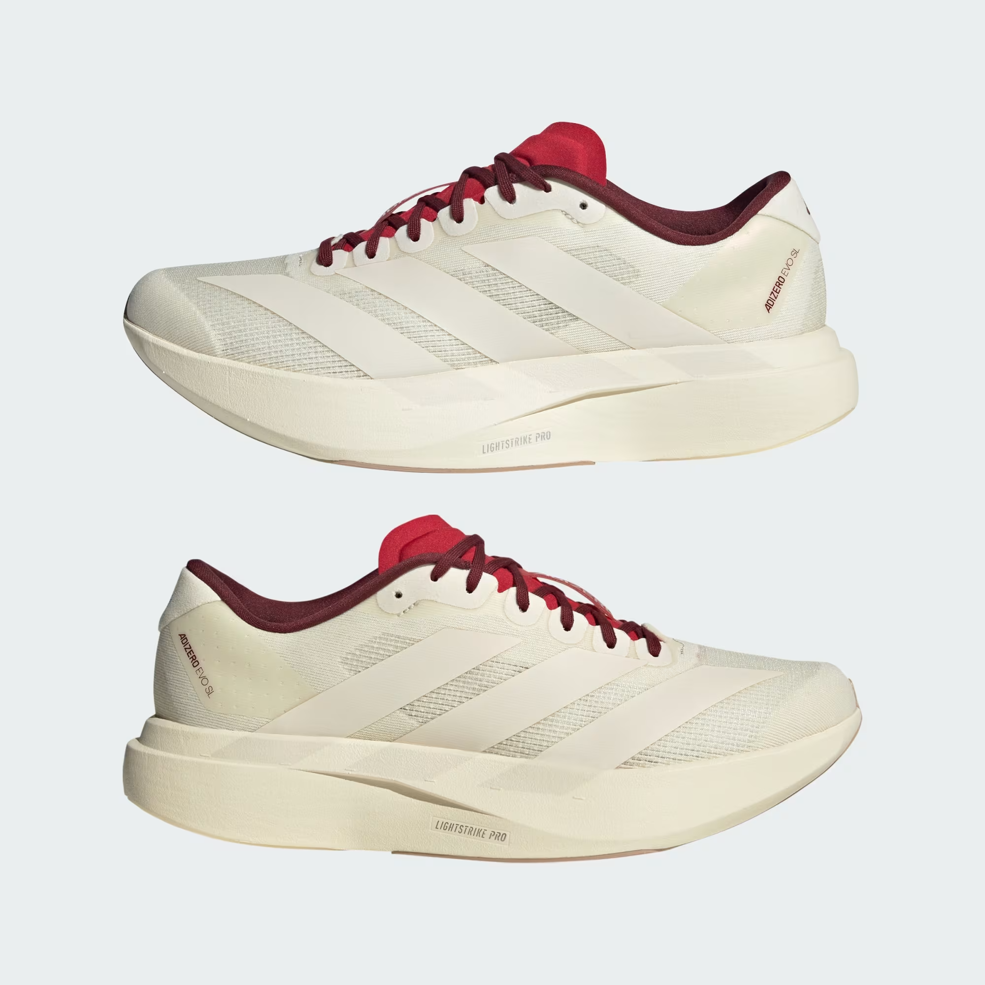 Alternative view of Giày Adidas Adizero Evo SL 'Cream White Shadow Red' KI6917