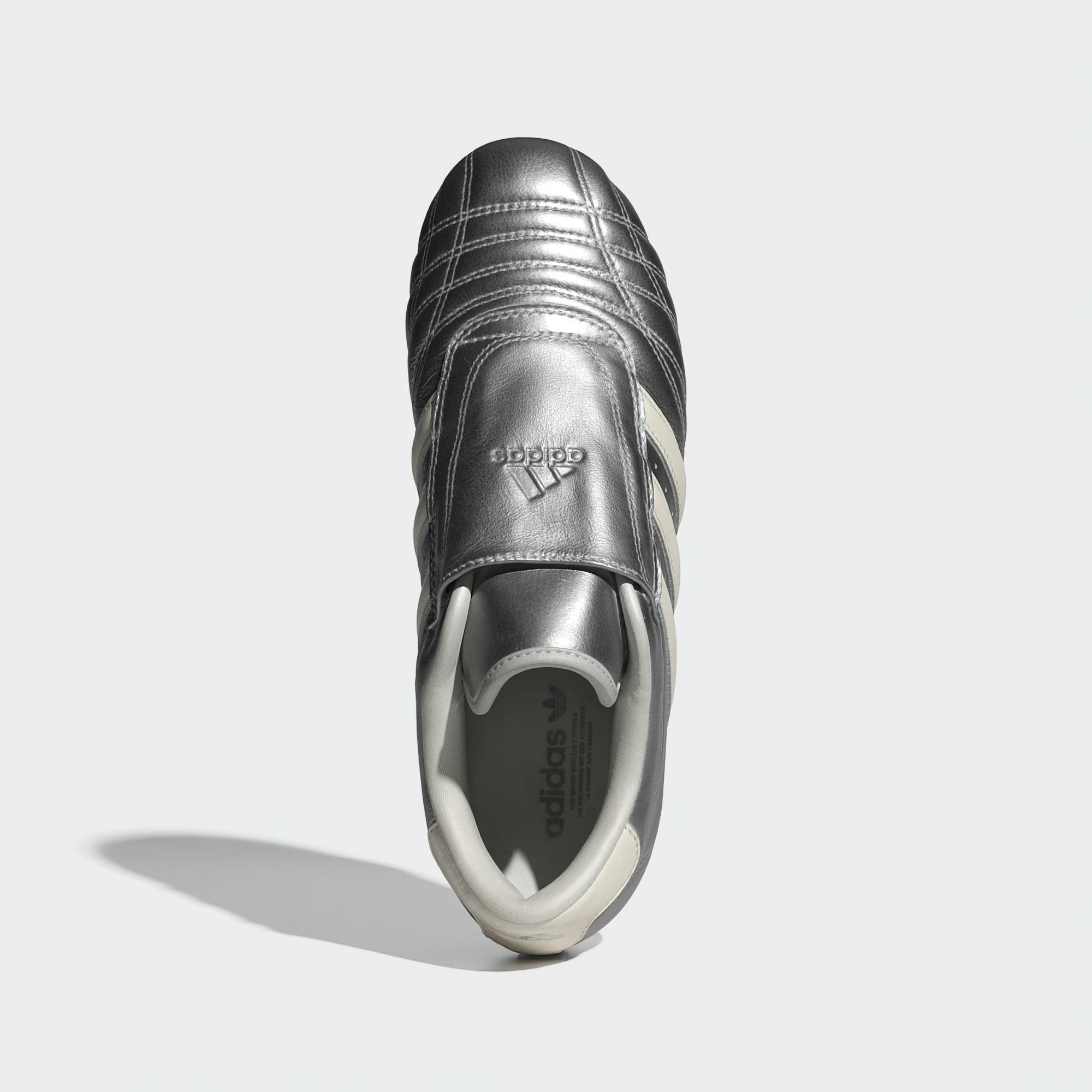 Alternative view of Giày Adidas Taekwondo 'Silver Metallic' JS4023