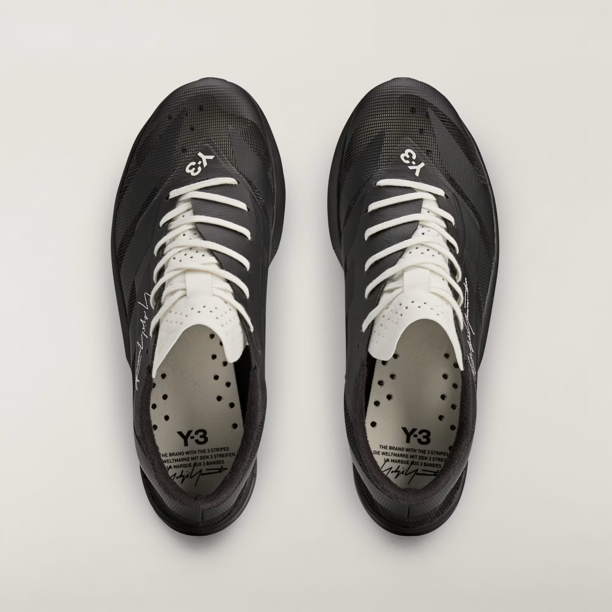 Alternative view of Giày Adidas Y-3 Adizero RC6 'Black Off White' KJ3444