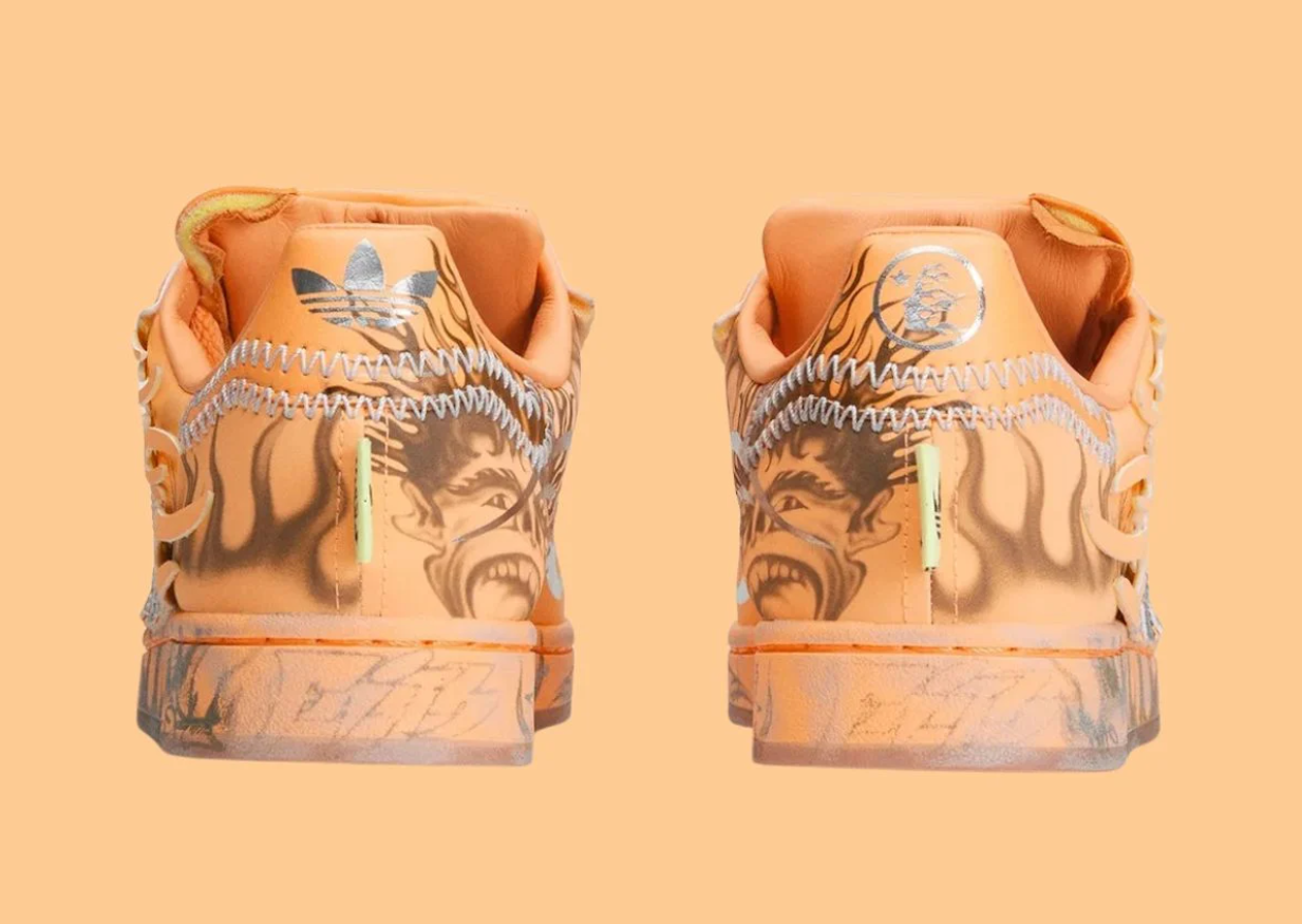 Ra mắt phiên bản Hellstar x Adidas Superstar “Hazy Orange”