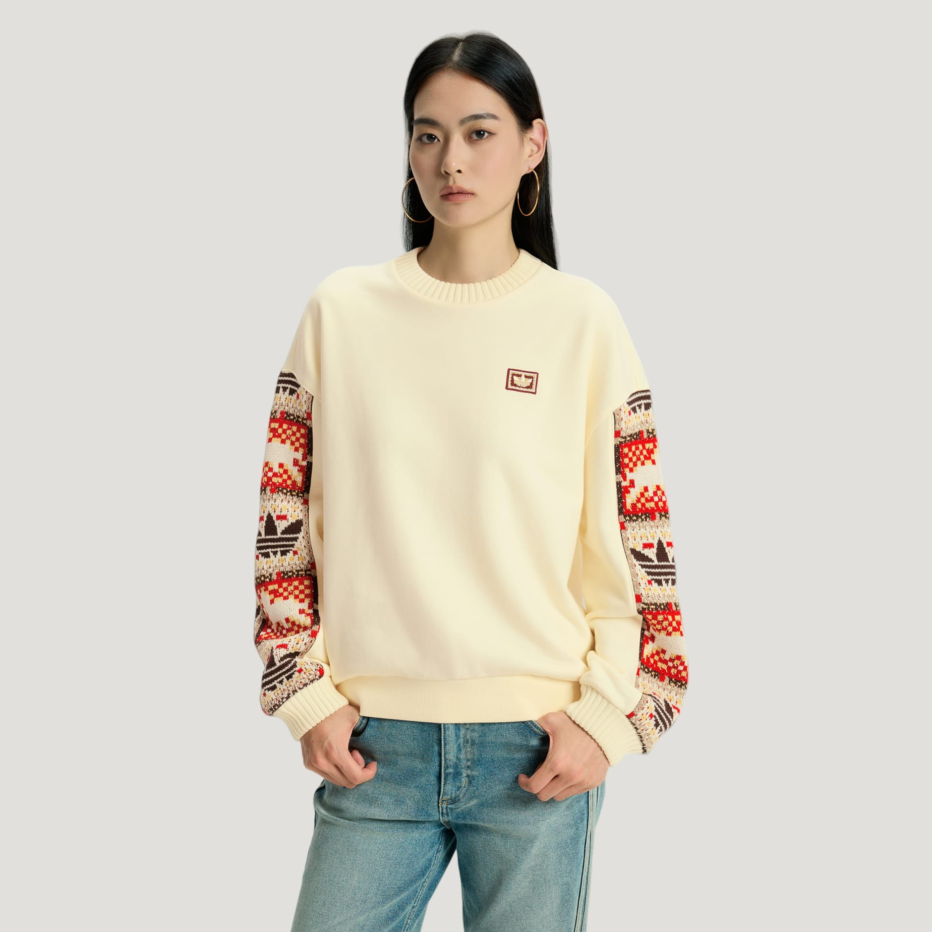 Alternative view of Áo Adidas Originals FW25 Crafted Crewneck IA8930