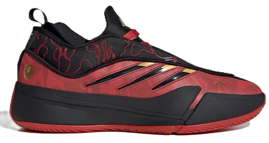 Giày Adidas x Bape Dame 9 'Better Scarlet' IH0786
