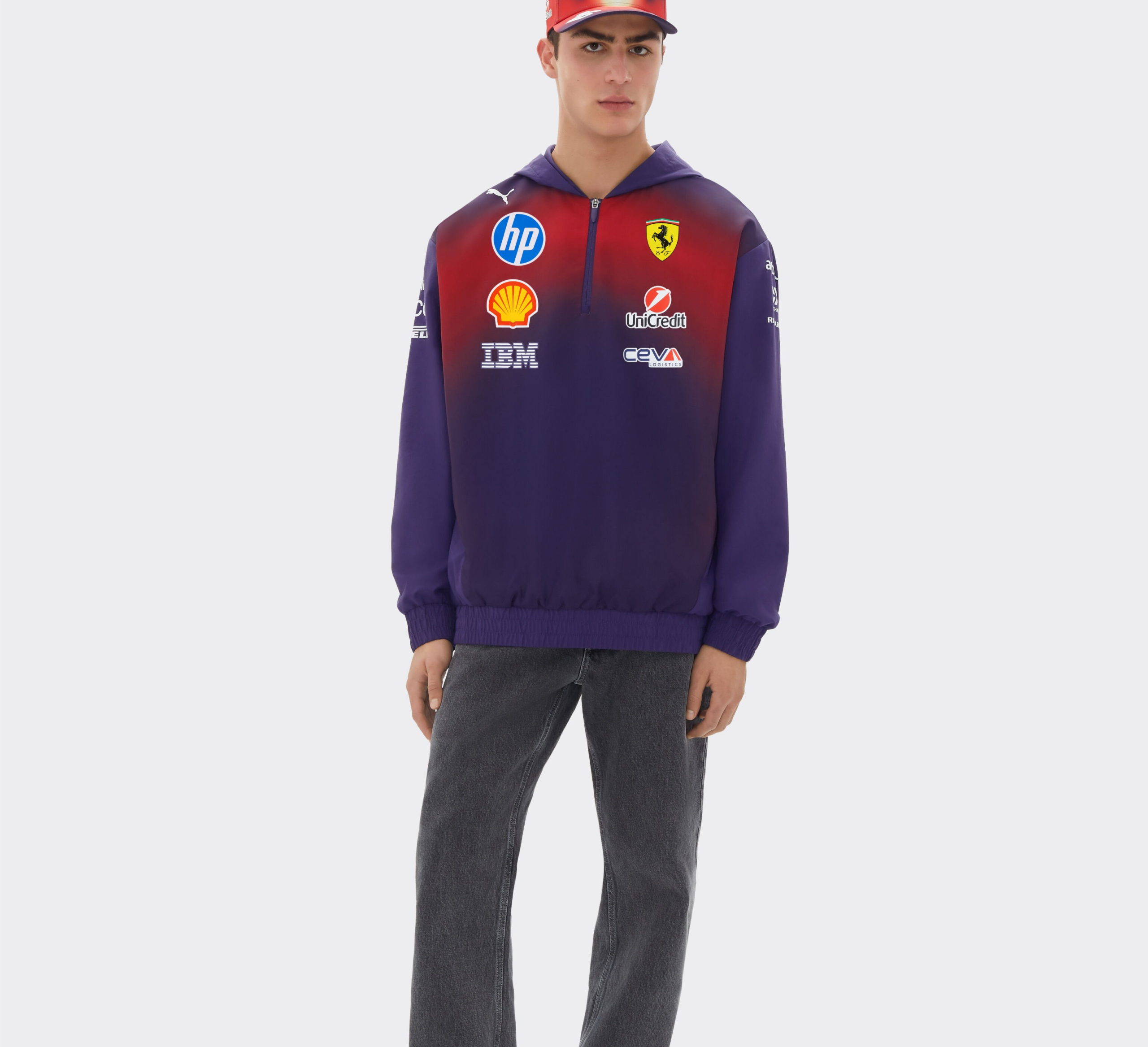 Alternative view of Áo Puma Replica Hoodie for Scuderia Ferrari 713962-01