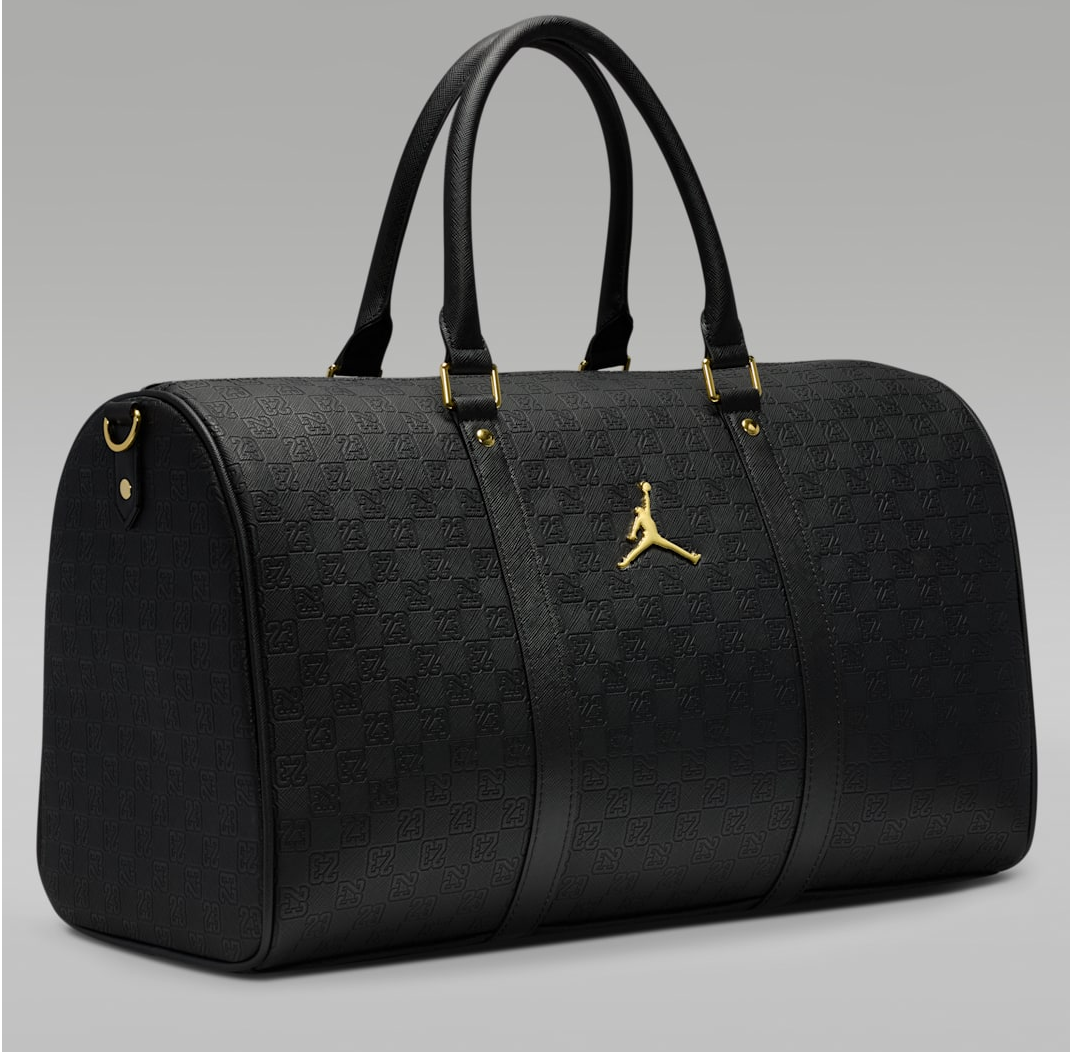 Alternative view of Túi Nike Jordan Monogram Duffel Bag 'Black' HV2856-011
