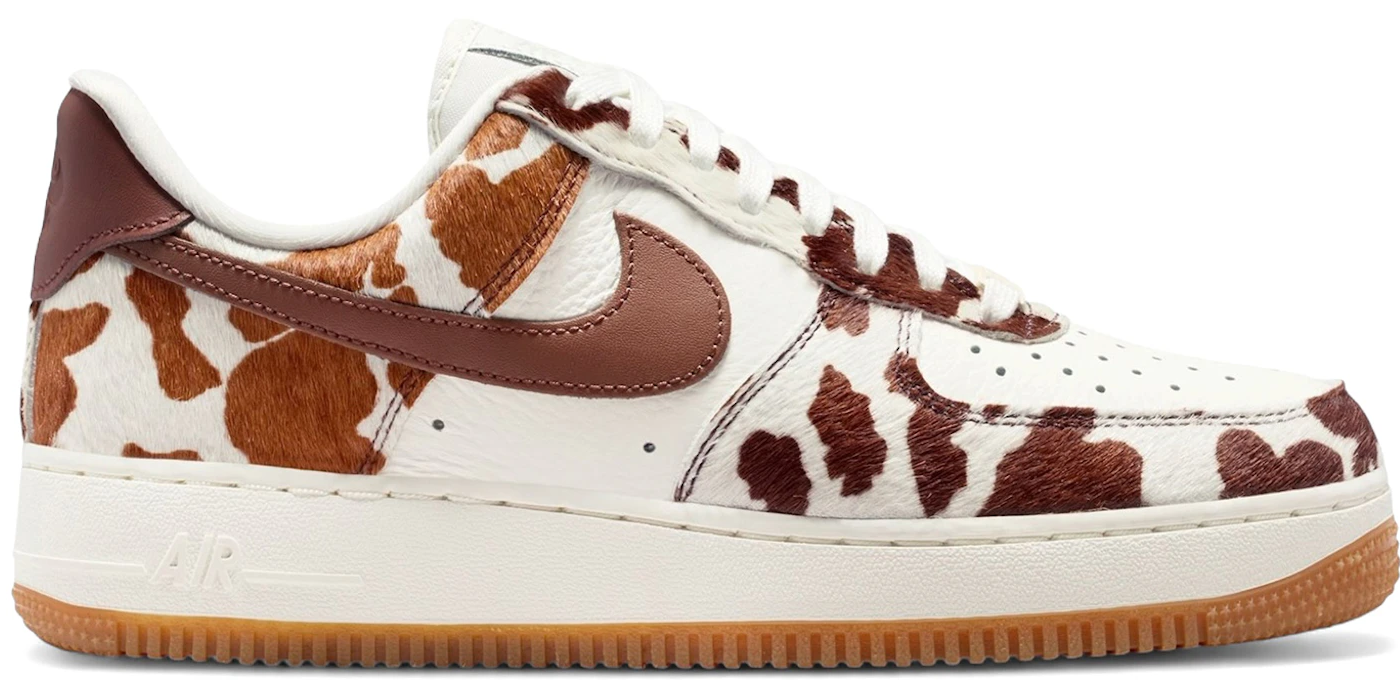 Giày Nike Air Force 1 Low Cow Print 'Field Brown' IO0442-200