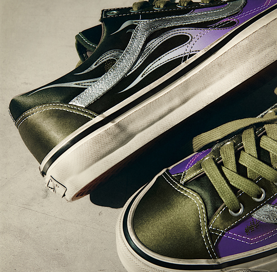 Alternative view of Giày Vans LX Old Skool 'Archive Flame Green' VN000D9RGRK