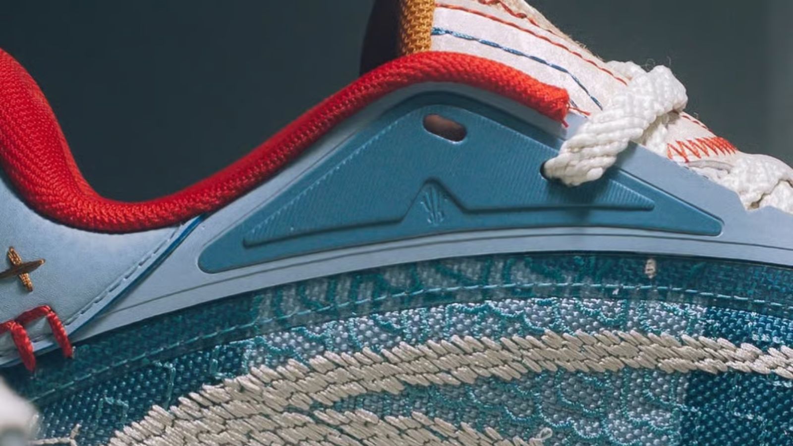 Hinh anh 3: Sneaker Politics x ANTA Kai 3 Patchwork voi thiet ke da chat lieu va mau sac, ra mat tai Dallas.