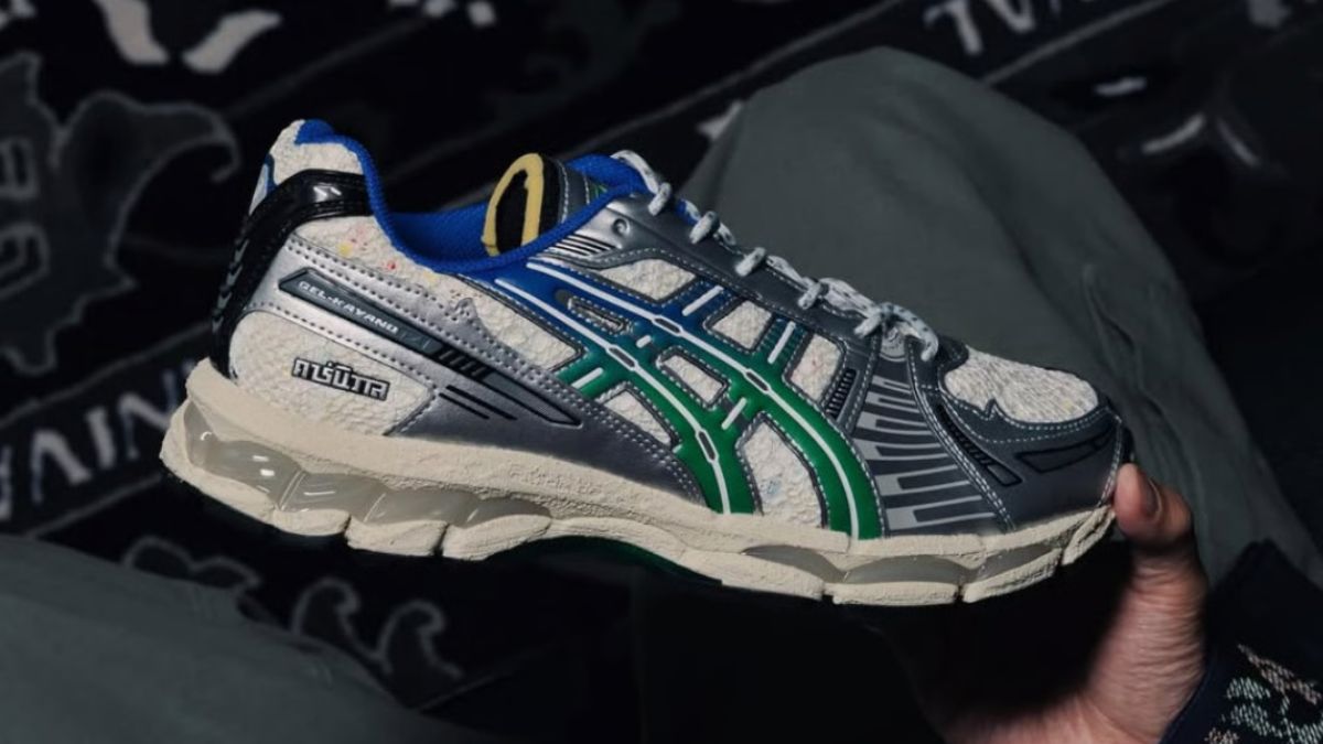 Giay CARNIVAL x ASICS Gel-Kayano 12.1 voi thiet ke lay cam hung tu Phra Nakhon, Bangkok.