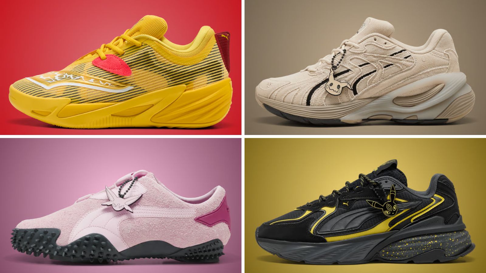 Hinh anh 3: Giay PUMA All-Pro Nitro 2 Pikachu voi thiet ke vang den noi bat