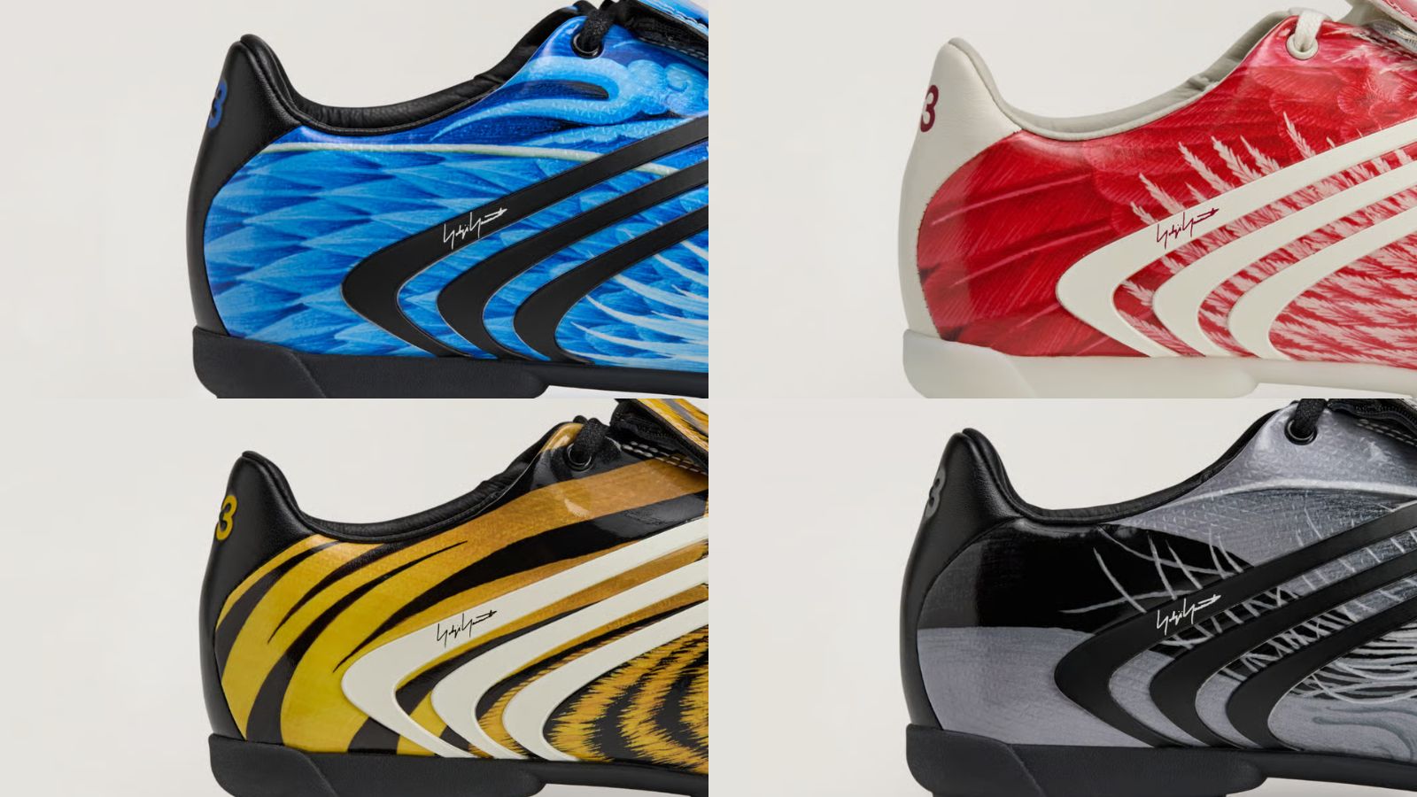 Hinh anh 5: Giay Y-3 x adidas F50 Tunit Beast Pack voi hoa tiet dong vat