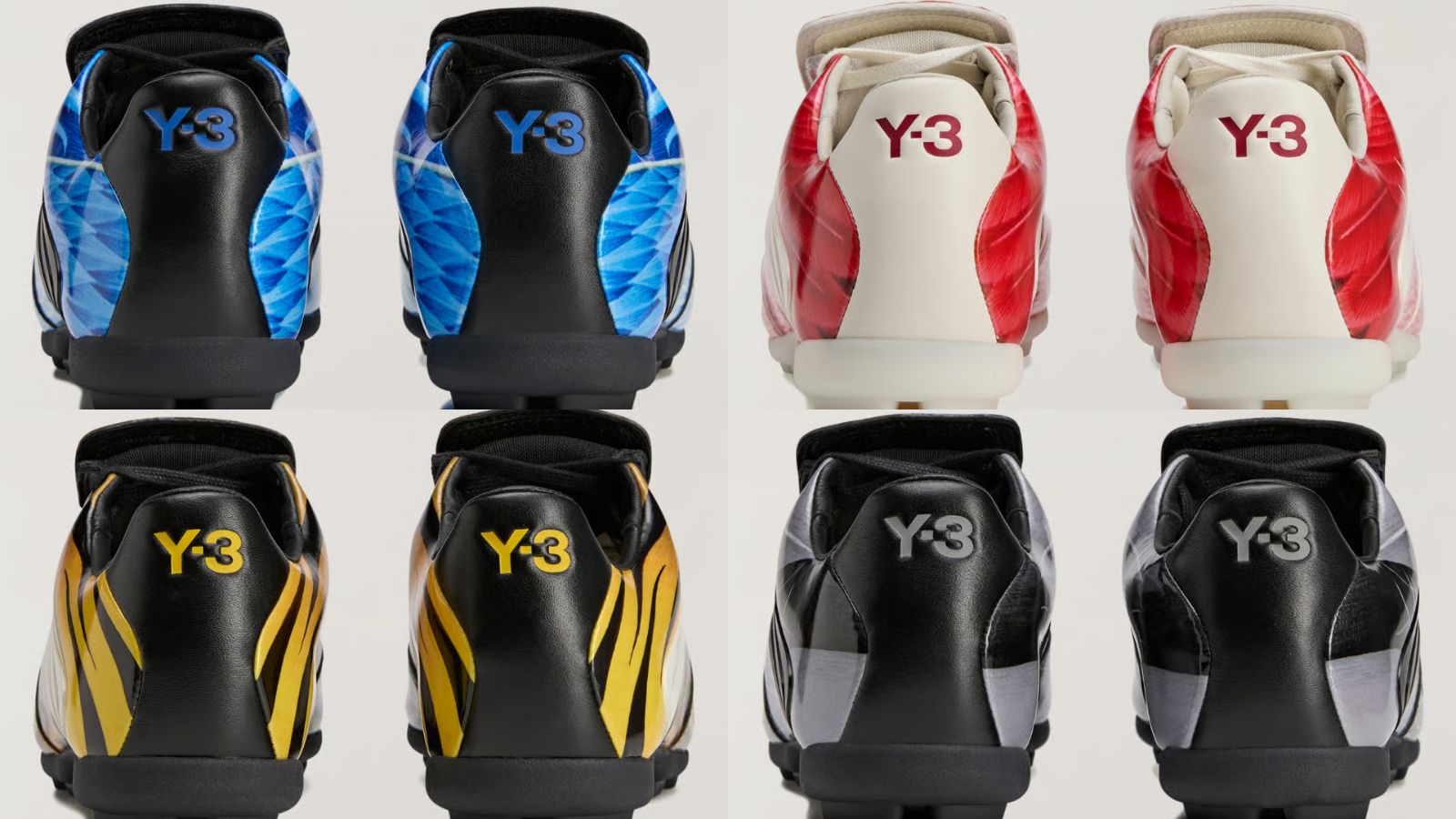 Hinh anh 7: Giay Y-3 x adidas F50 Tunit Beast Pack voi hoa tiet dong vat
