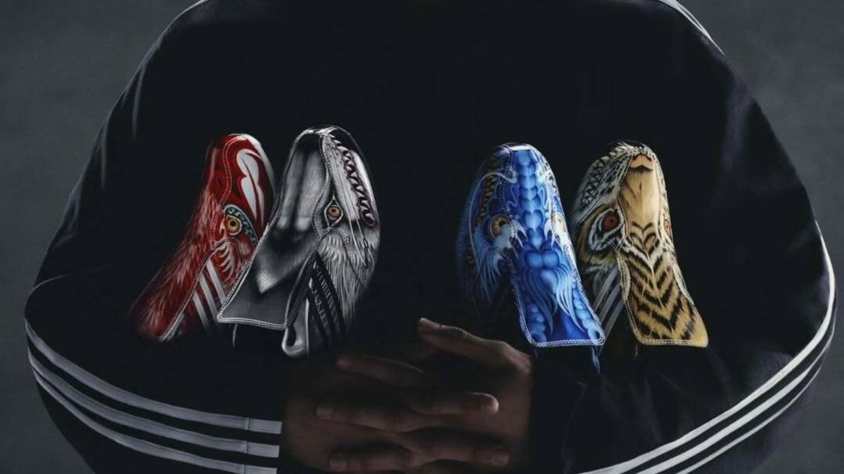 Giay Y-3 x adidas F50 Tunit Beast Pack voi hoa tiet dong vat