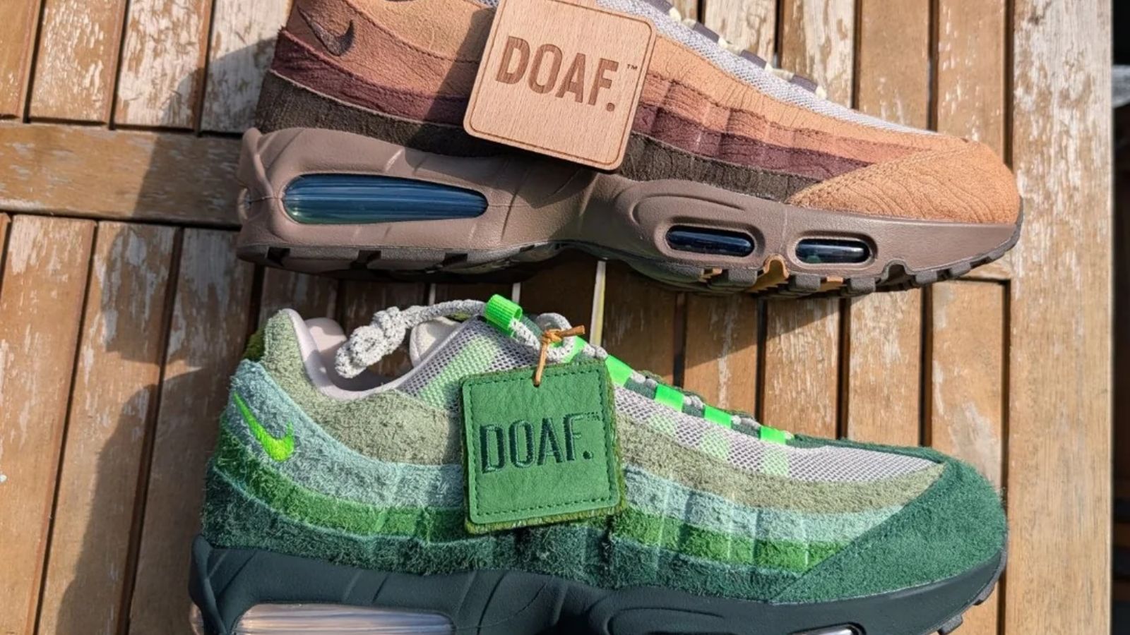 Hinh anh 6: Air Max 95 'The Woods' va 'Lumber Yard' ton vinh san bong Oregon Ducks