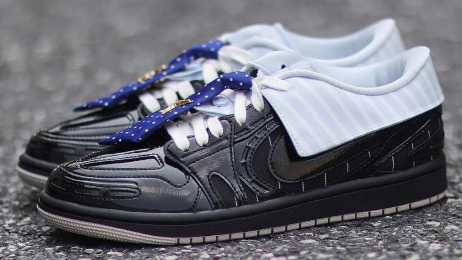 Hinh anh 4: Air Jordan 1 Low MM V3 'Suit' voi thiet ke giong bo vest co dien