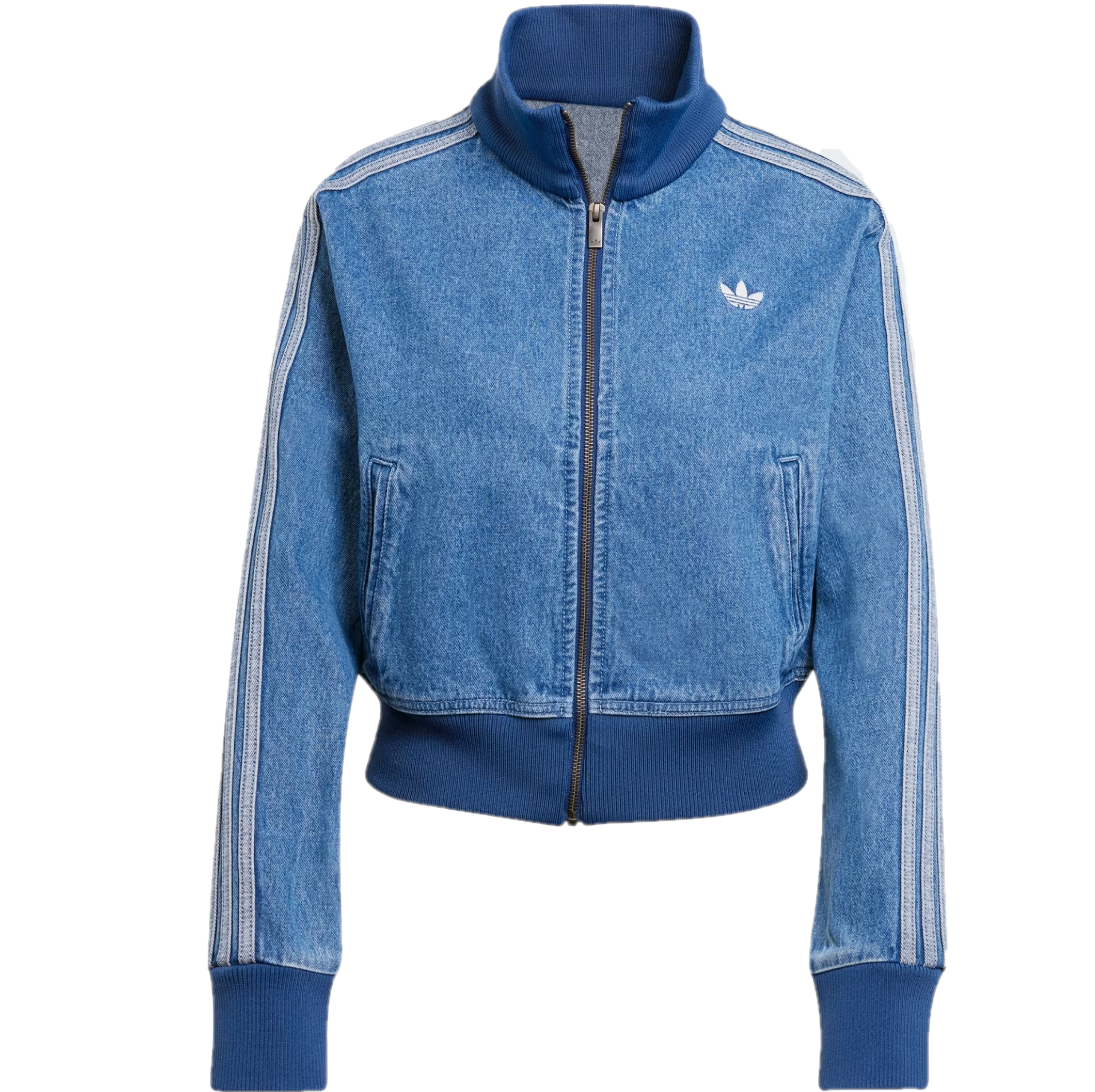 Áo Adidas Adicolor Denim Track Top 'Indigo Denim' JD2570