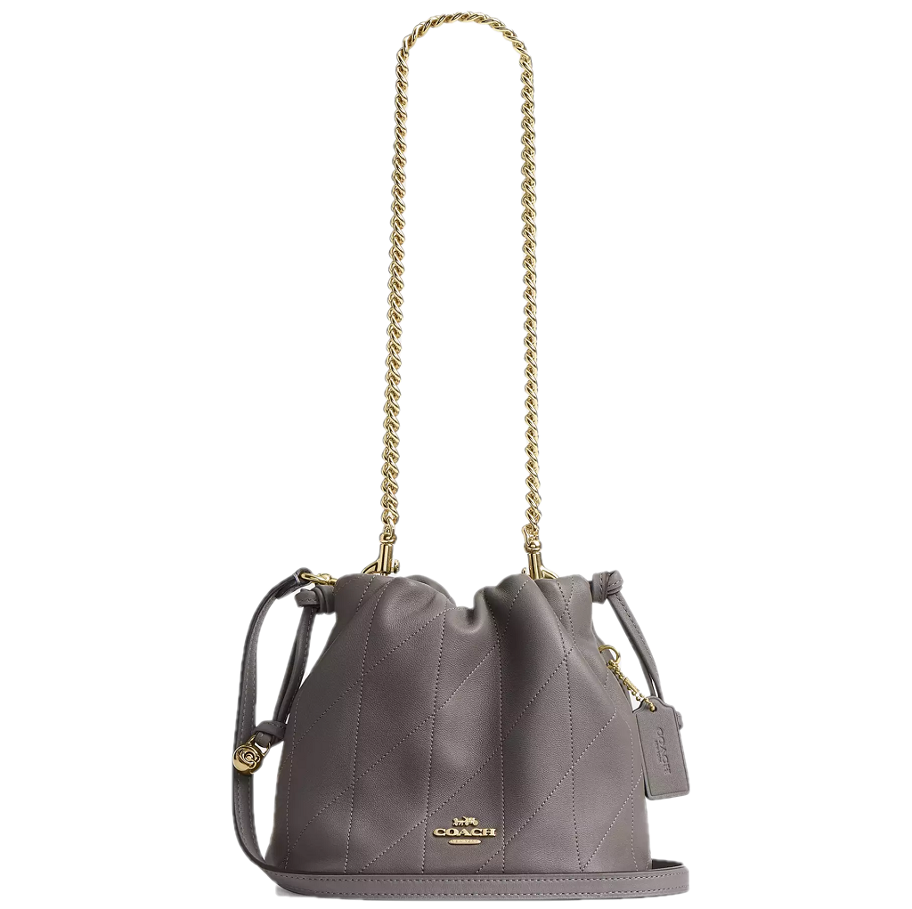 Túi Coach 17 Faye Mini Drawstring Bag With Quilting 'Slate' CDB69-IMSLA