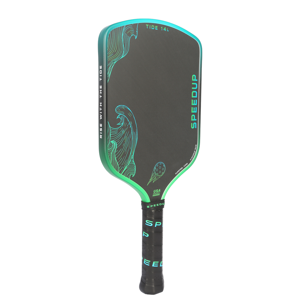 Alternative view of Vợt Pickleball Speedup Tide 14L Elongated 'Green'