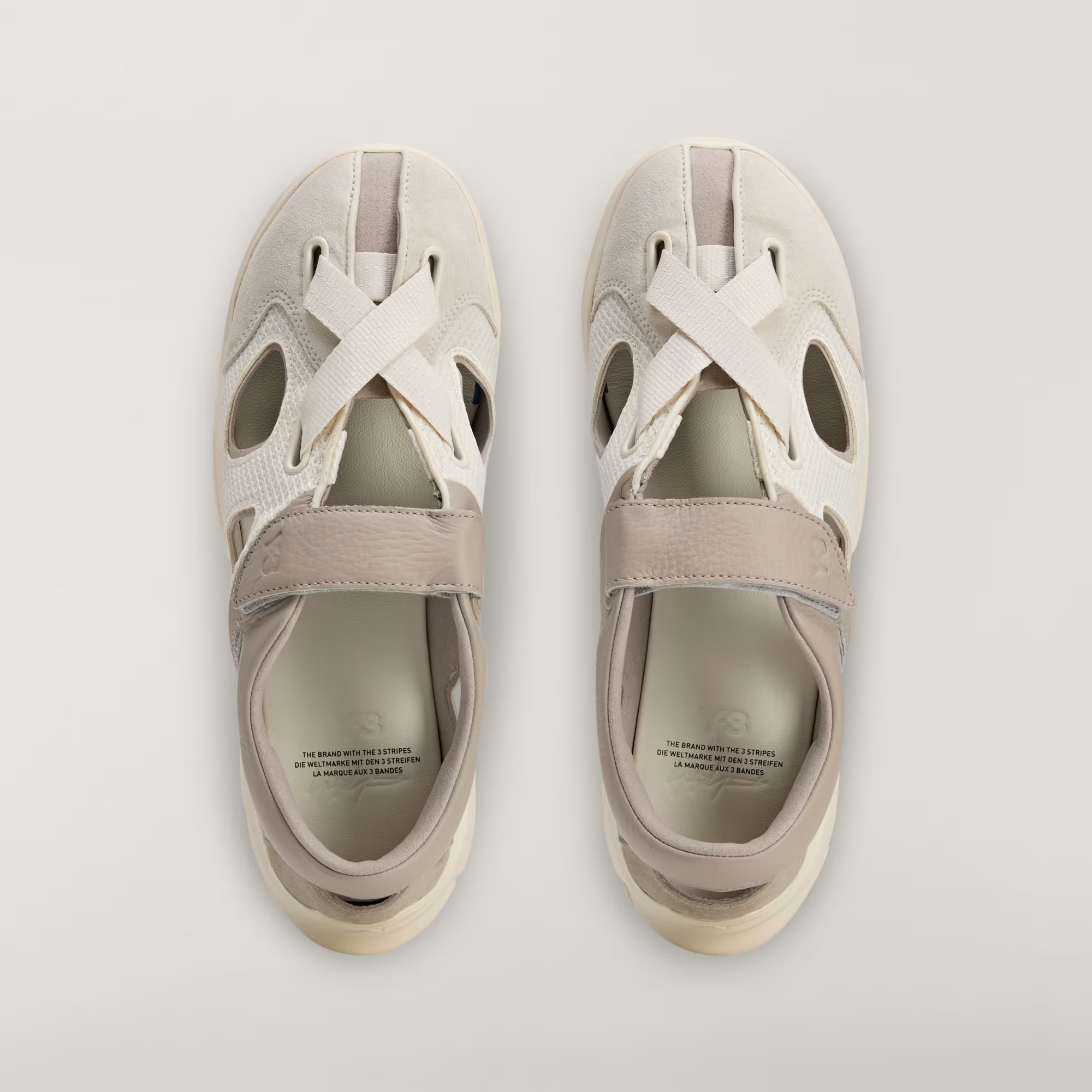 Alternative view of Giày Adidas Y-3 GSG9 Sandal 'Off White Light Brown' KK3702