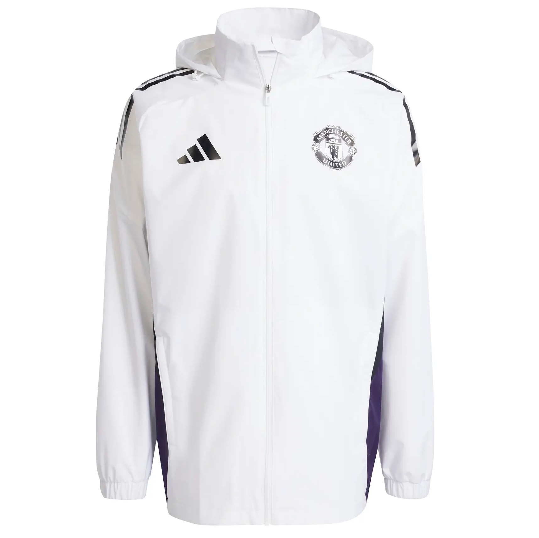 Áo Adidas Manchester United Waterproof Jacket 'White' JP3102