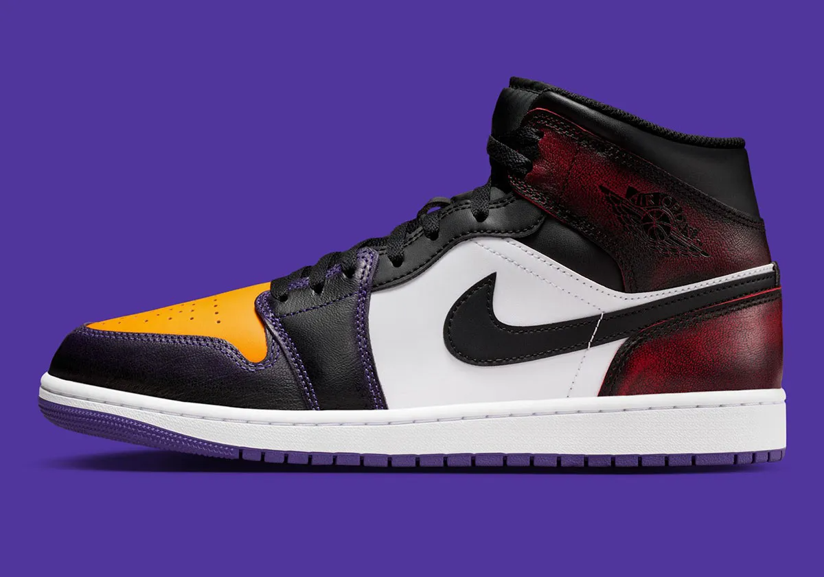 Alternative view of Giày Nike Air Jordan 1 Mid SE 'LA to Chicago' IQ9383-611