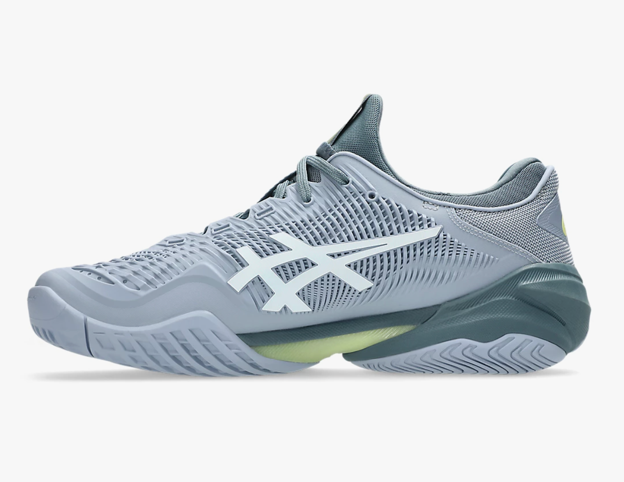 Alternative view of Giày Asics Court FF 3 'Grey Blue' 1041A370-404