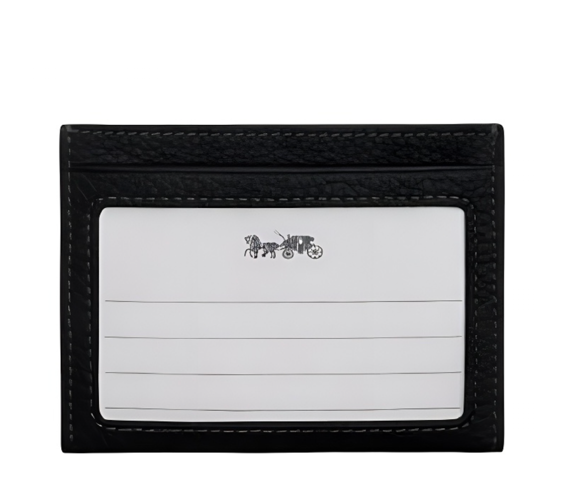 Alternative view of Ví Coach Signature Slim Card Case 'Black' CAK21-L77