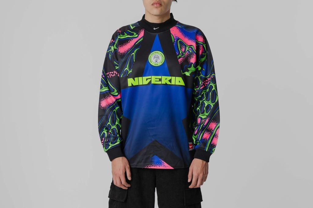 Alternative view of Áo Nike Nigeria Goalkeeper Jersey 'Black Hyper Pink White' IO0782-010