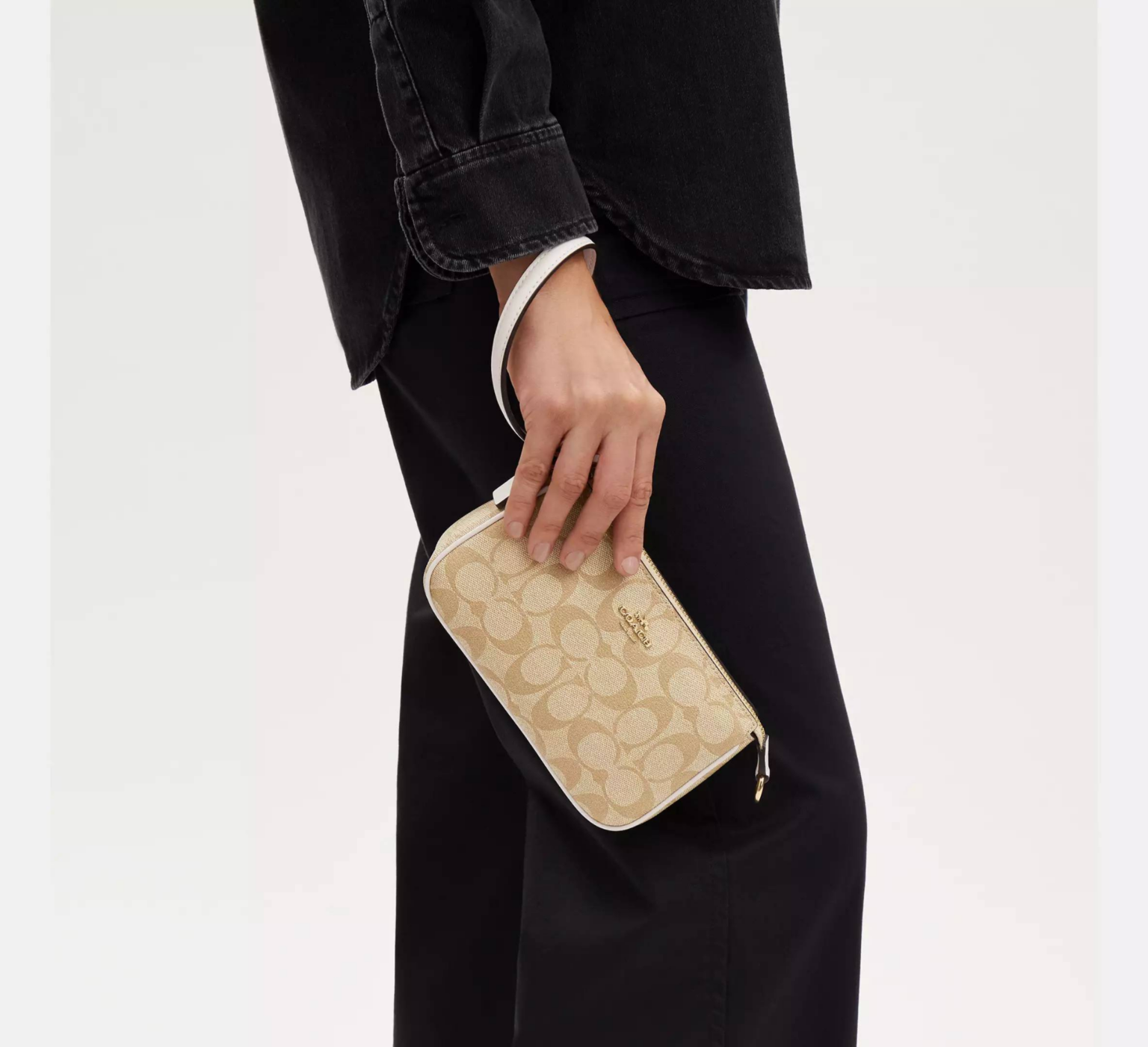 Alternative view of Túi Coach Nolita 19 Signature Canvas ‘White’ CS442-IMDQC