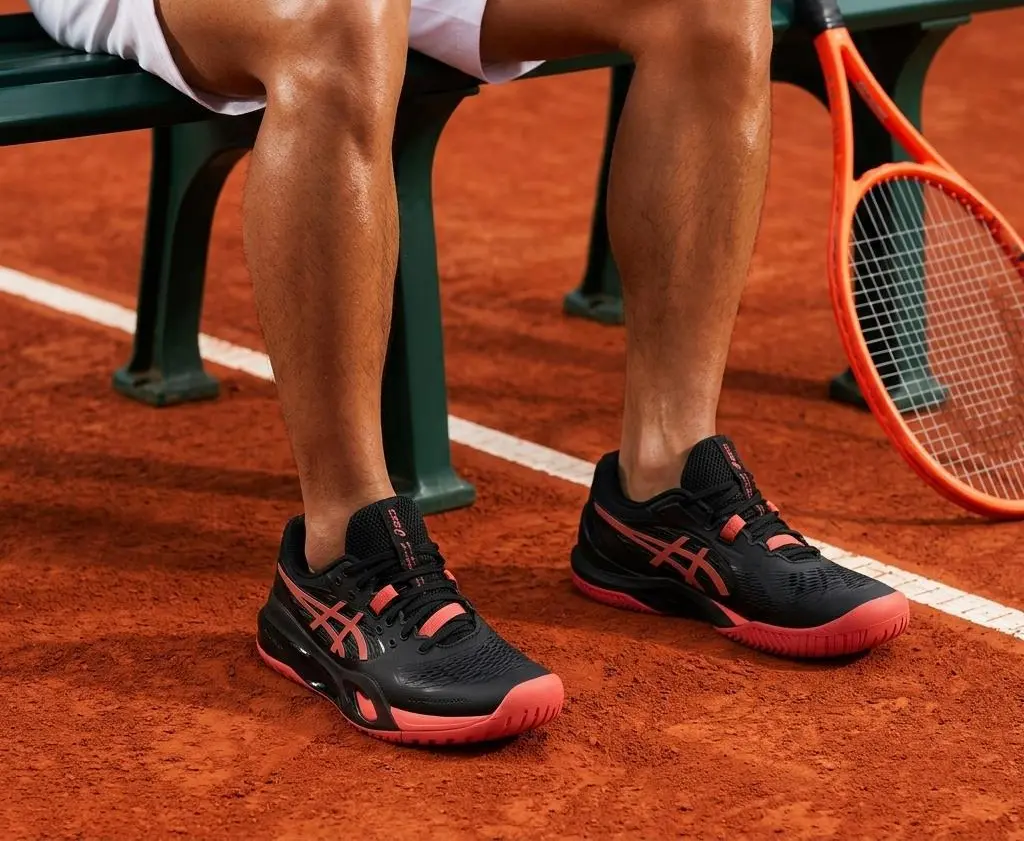 Alternative view of Giày Asics Gel-Resolution X 'Black Sienna' 1042A279-001