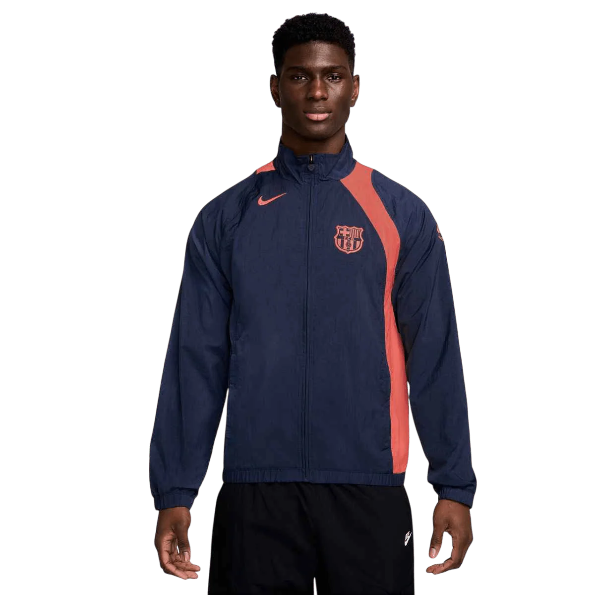 Alternative view of Áo Nike FC Barcelona Total 90 Track Jacket 'Midnight Navy' HQ9735-410