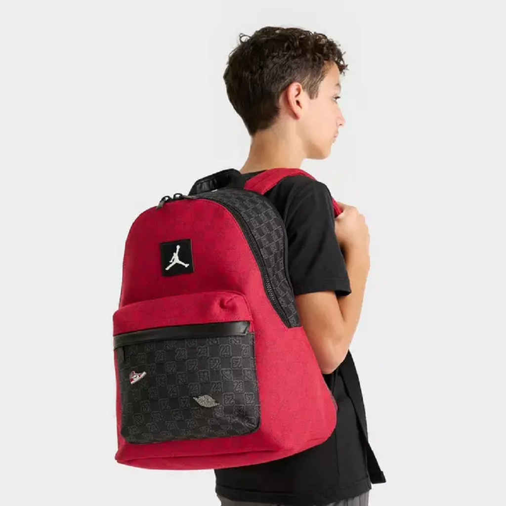 Alternative view of Balo Nike Jordan Monogram Rucksack 'Varsity Red' FJ6784-636