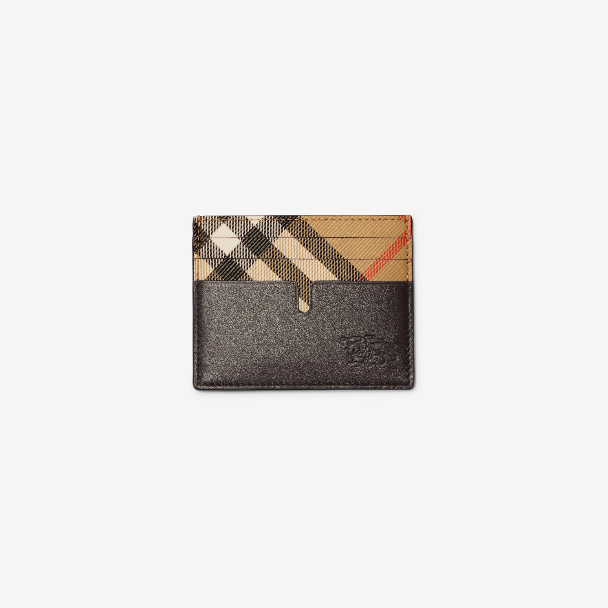 Alternative view of Ví Burberry Tall Pop Check Card Case 'Sand Beige' 81189181