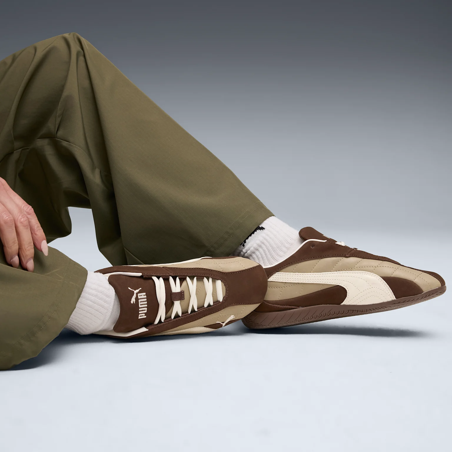 Alternative view of Giày Puma Speedcat Plus 'Quilted Espresso Brown' 403429-01