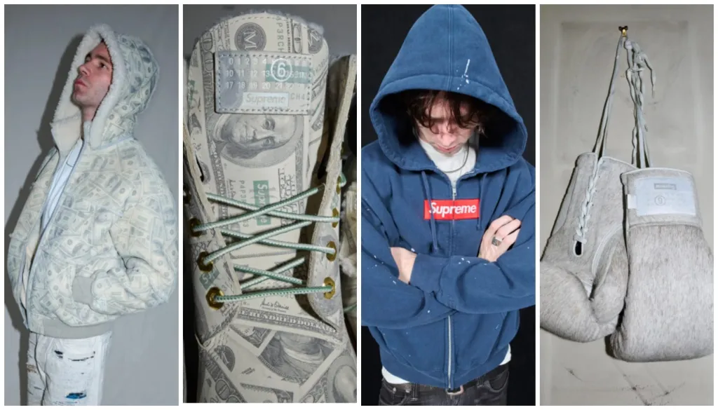Bo suu tap Supreme x MM6 Maison Margiela 2026 voi phong cach streetwear va avant-garde