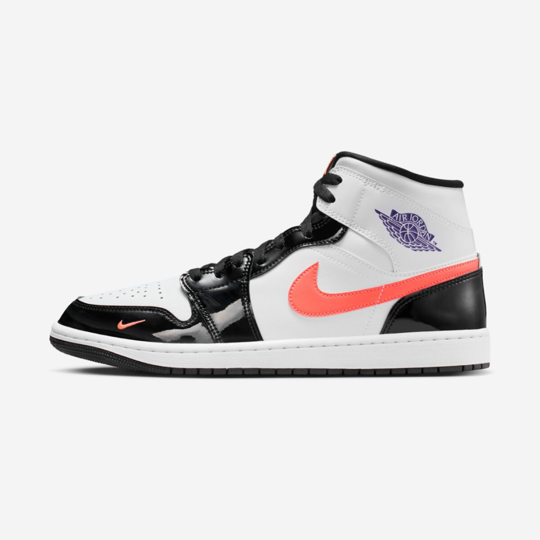 Alternative view of Giày Nike Air Jordan 1 Mid SE 'Mismatch Swoosh' IQ9387-010