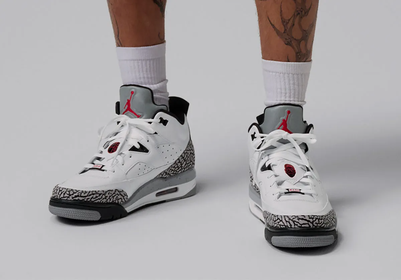 Alternative view of Giày Nike Air Jordan Son of Mars Low 'White Cement' 580603-101