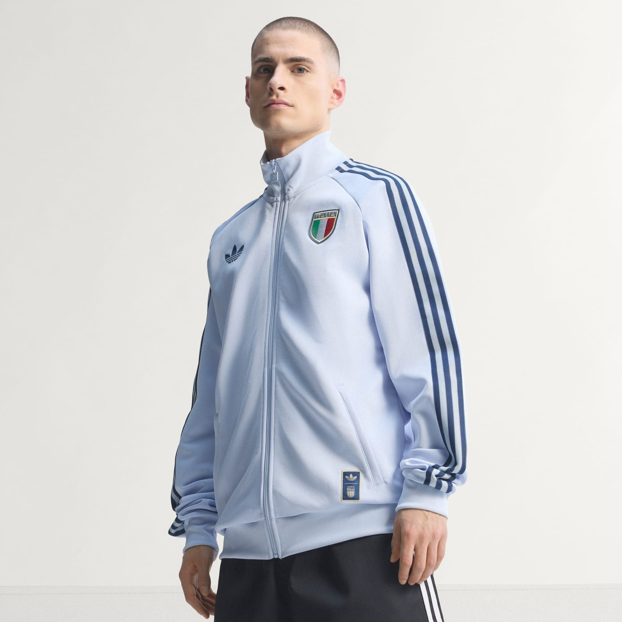 Alternative view of Áo Adidas FIGC Italy OG Track Top 'Aeroblue' JY9630